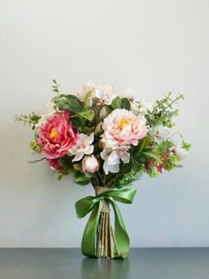 blushing belle hand tied bouquet