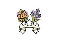 premium quality icon simply sorted flowers